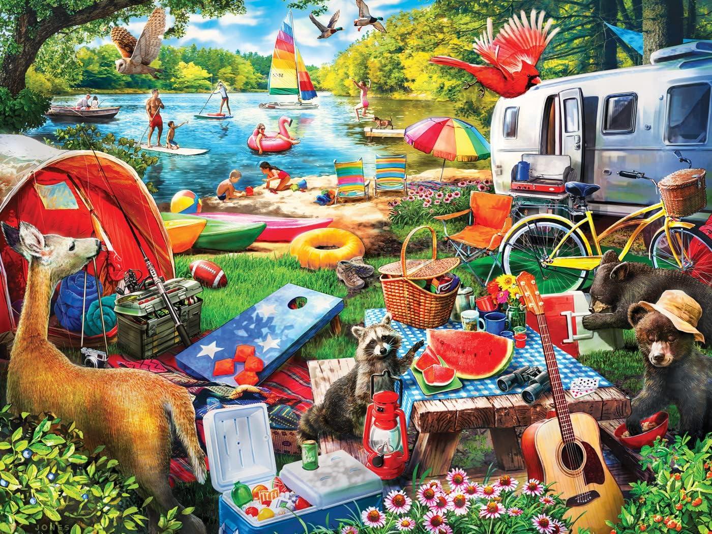 imageMasterPieces 300 Piece Jigsaw Puzzle Large EZ Grip Shapes Little Rascals Fun for Adults Seniors Family Kids NonGlare Finish 18x24300 Piece
