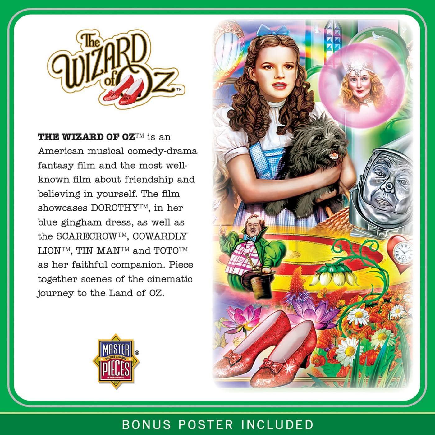imageMasterPieces 1000 Piece Jigsaw Puzzle for Adults Family or Youth Off To See The Wizard 1925x2675Magical Land of Oz