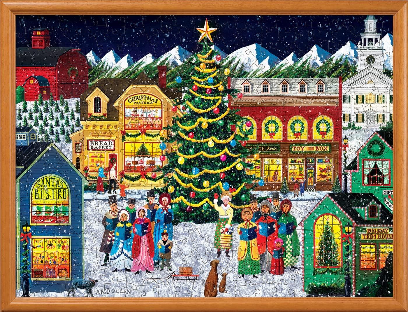 imageMasterPieces 300 Piece EZ Grip Christmas Jigsaw Puzzle Winter Visitors 18x24Holiday Harmony