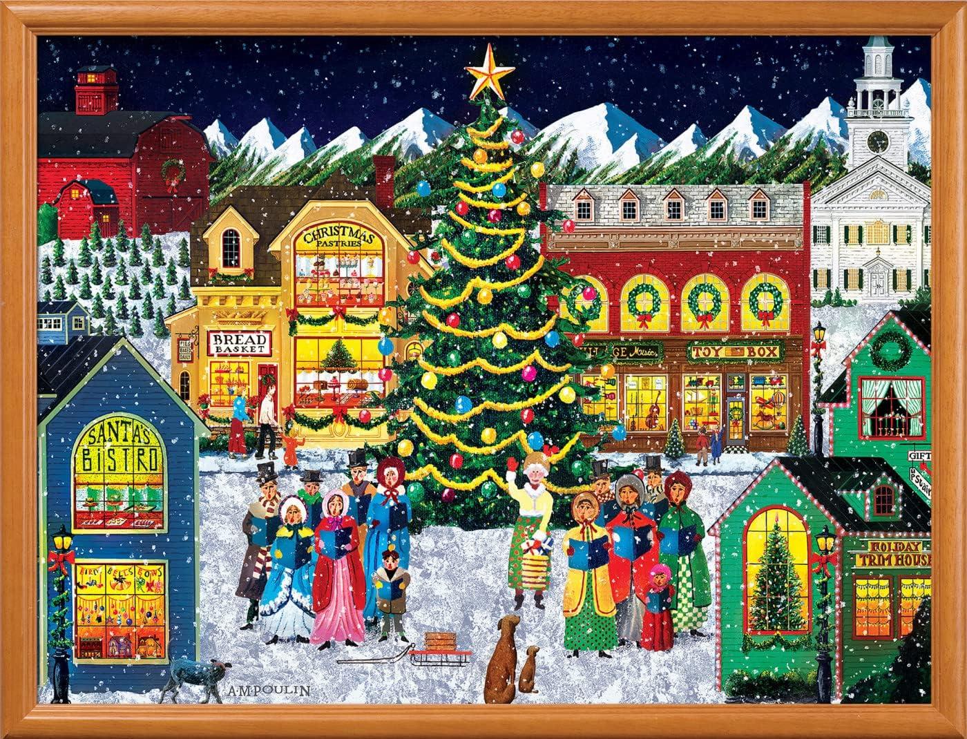 imageMasterPieces 300 Piece EZ Grip Christmas Jigsaw Puzzle Winter Visitors 18x24Holiday Harmony