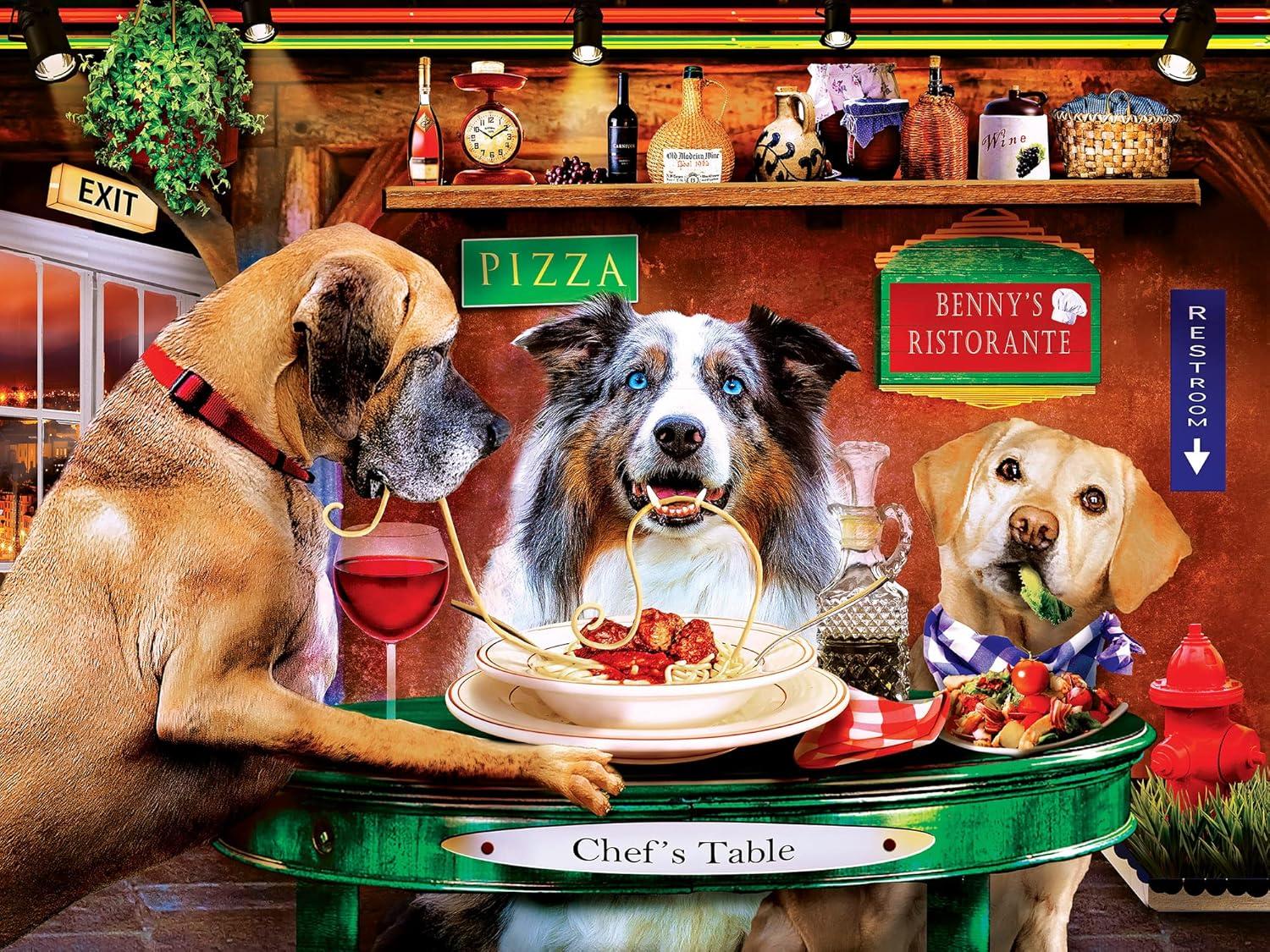 imageMasterPieces 300 Piece EZ Grip Jigsaw Puzzle Bennys Ristorante 18x24300 Piece