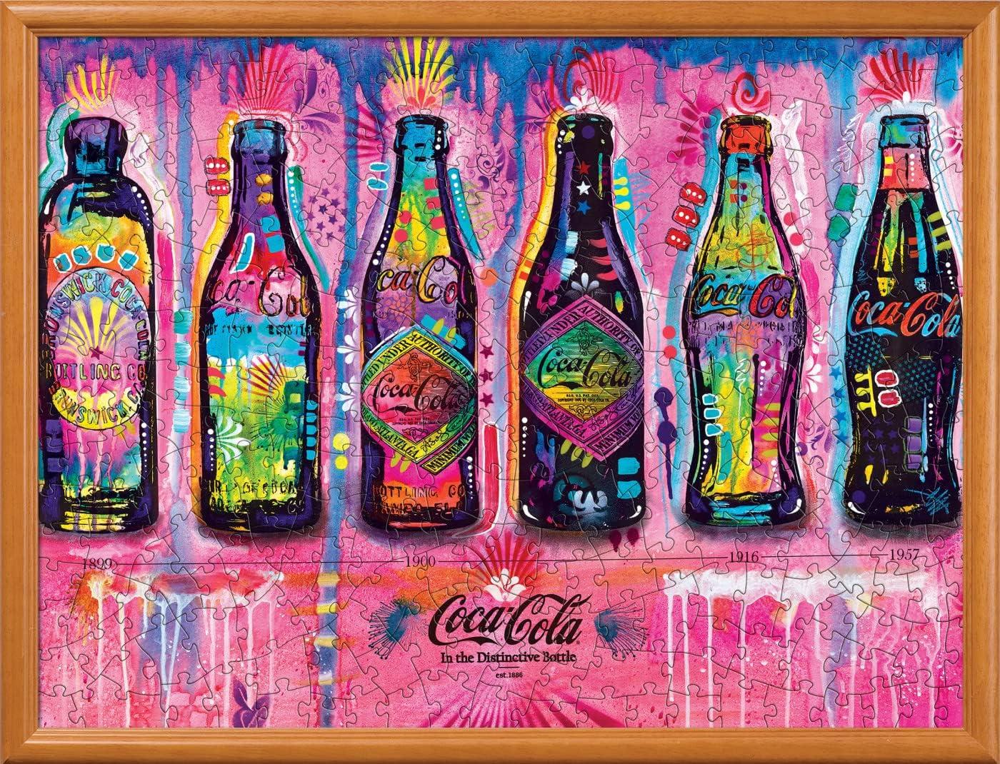 imageMasterPieces 300 Piece EZ Grip Jigsaw Puzzle CocaCola Bottles 18x24Bottles
