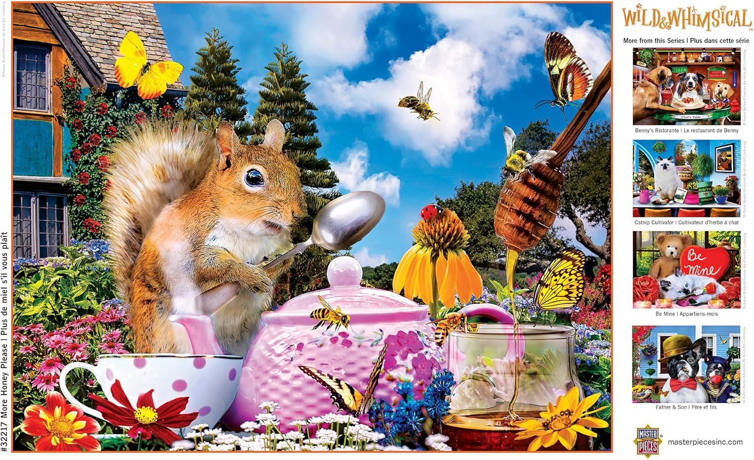imageMasterPieces 300 Piece EZ Grip Jigsaw Puzzle More Honey Please 18x24300 Piece