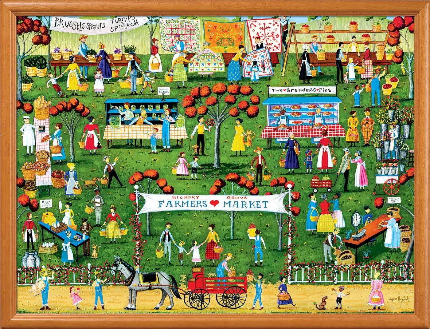 imageMasterPieces 750 Piece Jigsaw Puzzle for Adults and Family Country Heaven 18x24Hickory Grove