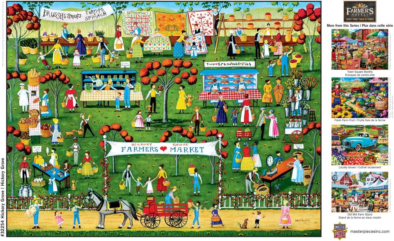 imageMasterPieces 750 Piece Jigsaw Puzzle for Adults and Family Country Heaven 18x24Hickory Grove