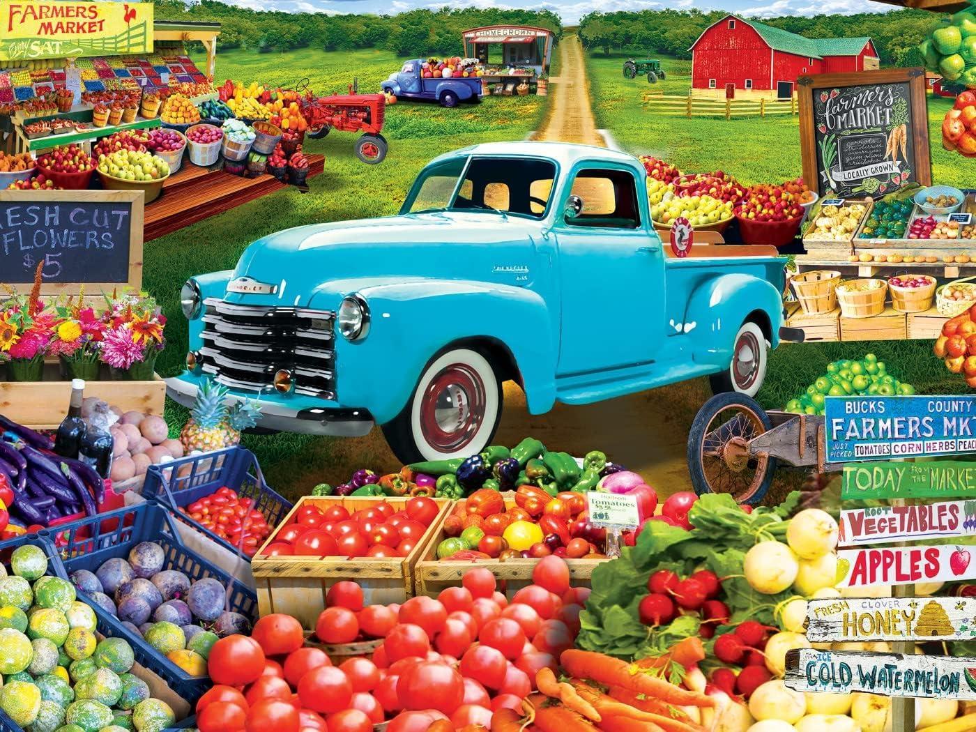 imageMasterPieces 750 Piece Jigsaw Puzzle for Adults and Family Country Heaven 18x24Locally Grown