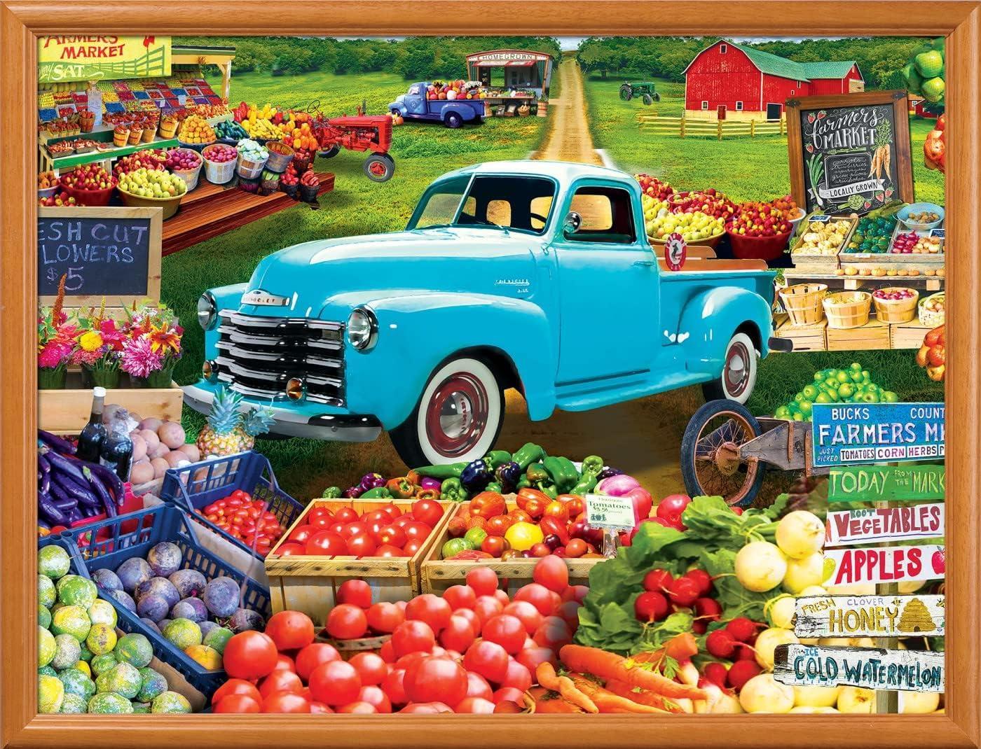 imageMasterPieces 750 Piece Jigsaw Puzzle for Adults and Family Country Heaven 18x24Locally Grown