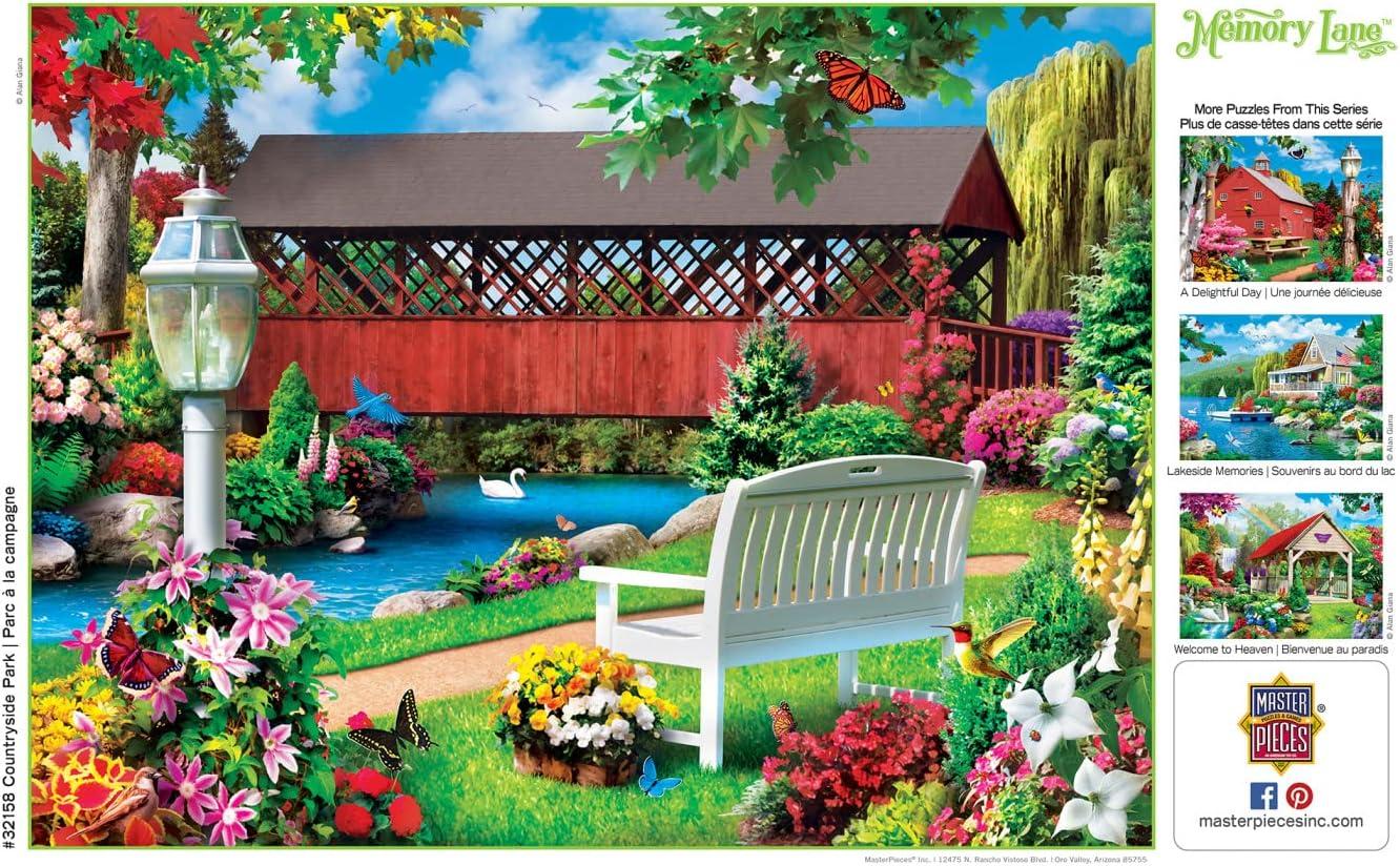 imageMasterpieces 300 Piece EZ Grip Jigsaw Puzzle Country Park 18x24300 Piece