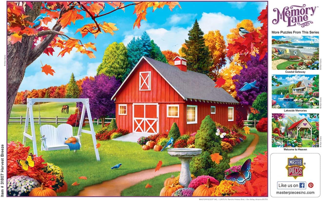imageMasterpieces 300 Piece EZ Grip Jigsaw Puzzle Harvest Breeze 18x24300 Piece