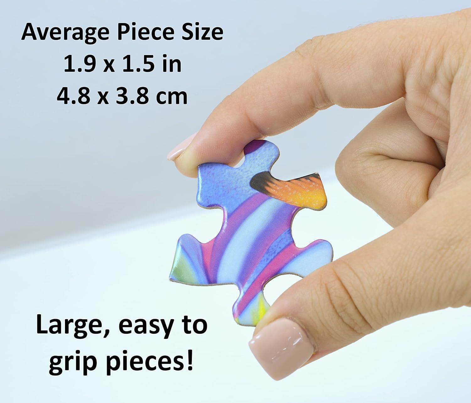 imageMasterpieces 300 Piece EZ Grip Jigsaw Puzzle Watering Hole 18x24300 Piece