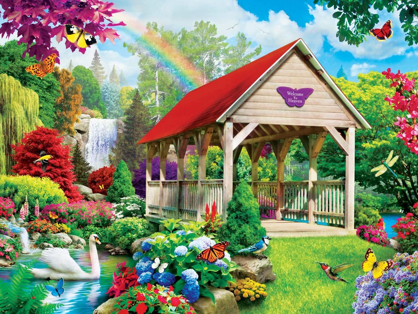 imageMasterpieces 300 Piece EZ Grip Jigsaw Puzzle Welcome to Heaven 18x24300 Piece