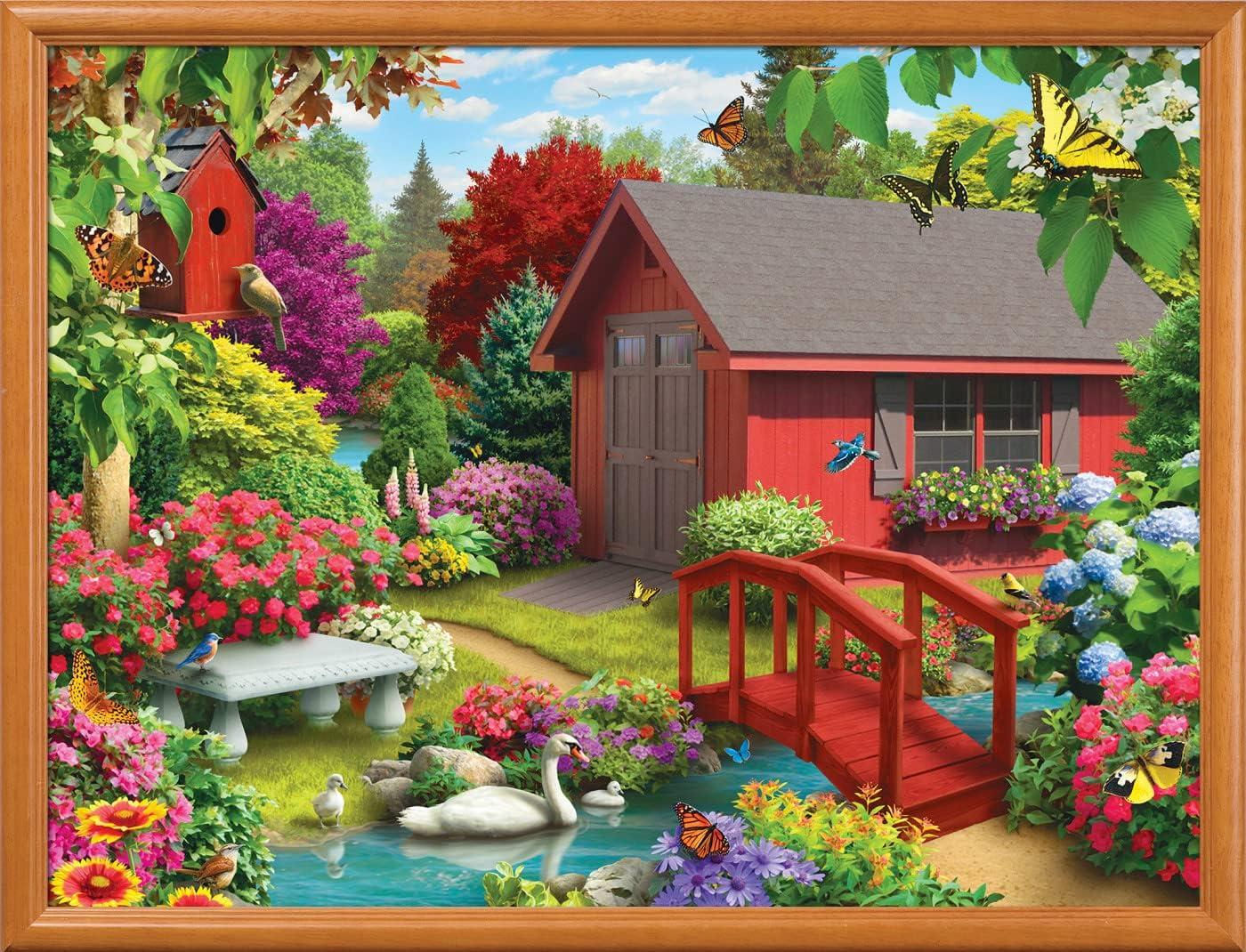 imageMasterpieces 750 Piece Jigsaw Puzzle for Adults and Family Free to Fly 18x24Over the Bridge
