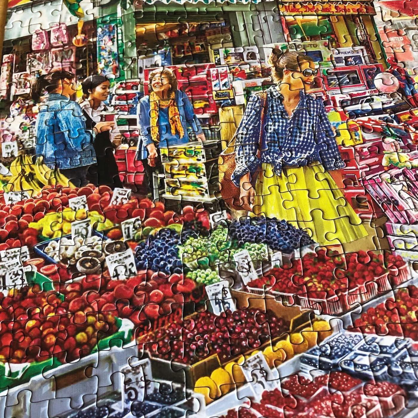 imageMasterpieces 750 Piece Jigsaw Puzzle for Adults and Family Market Day Afternoon 18x24750