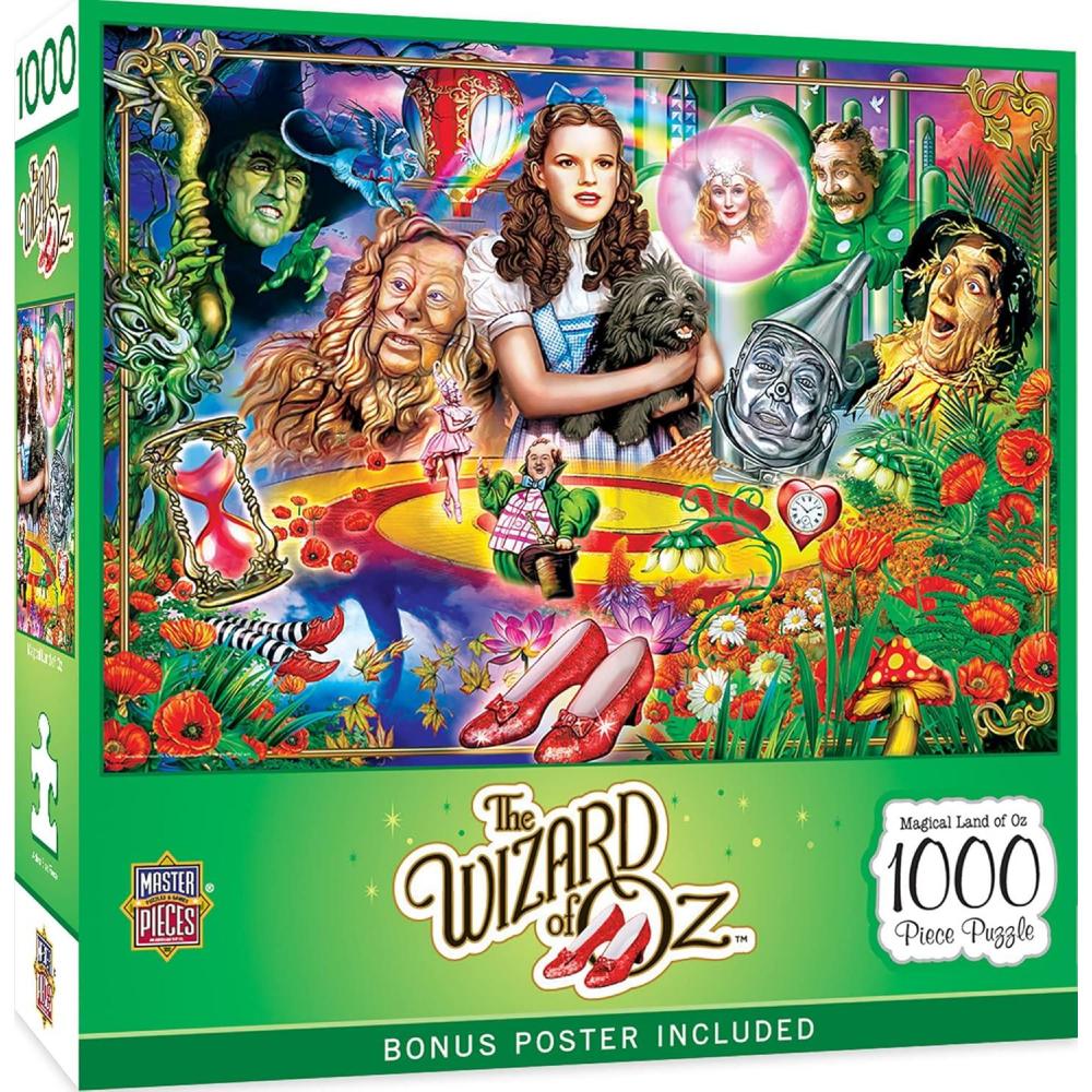 imageMasterPieces 1000 Piece Jigsaw Puzzle for Adults Family or Youth  Off To See The Wizard  1925x2675Magical Land of Oz