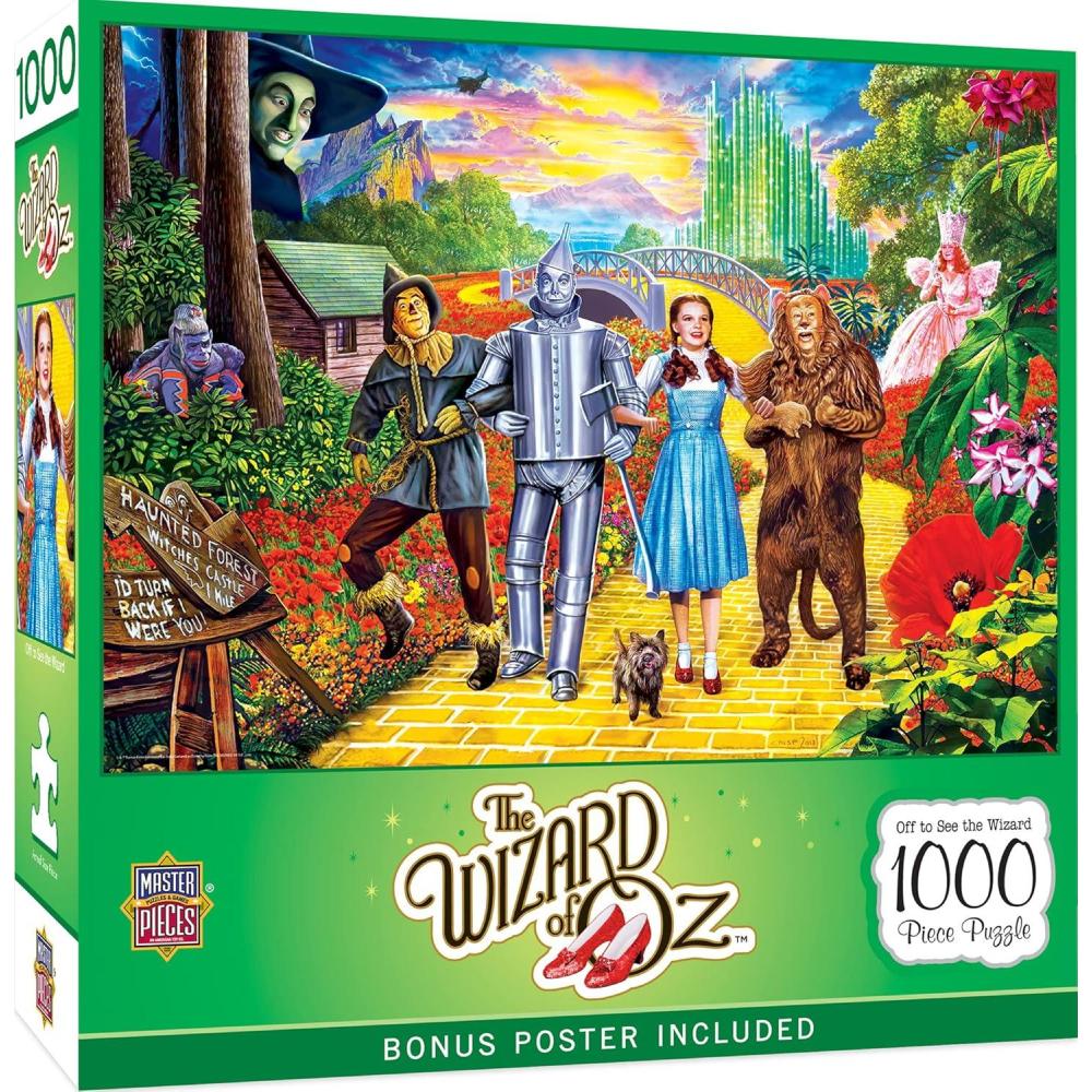 imageMasterPieces 1000 Piece Jigsaw Puzzle for Adults Family or Youth  Off To See The Wizard  1925x2675Off To See the Wizard