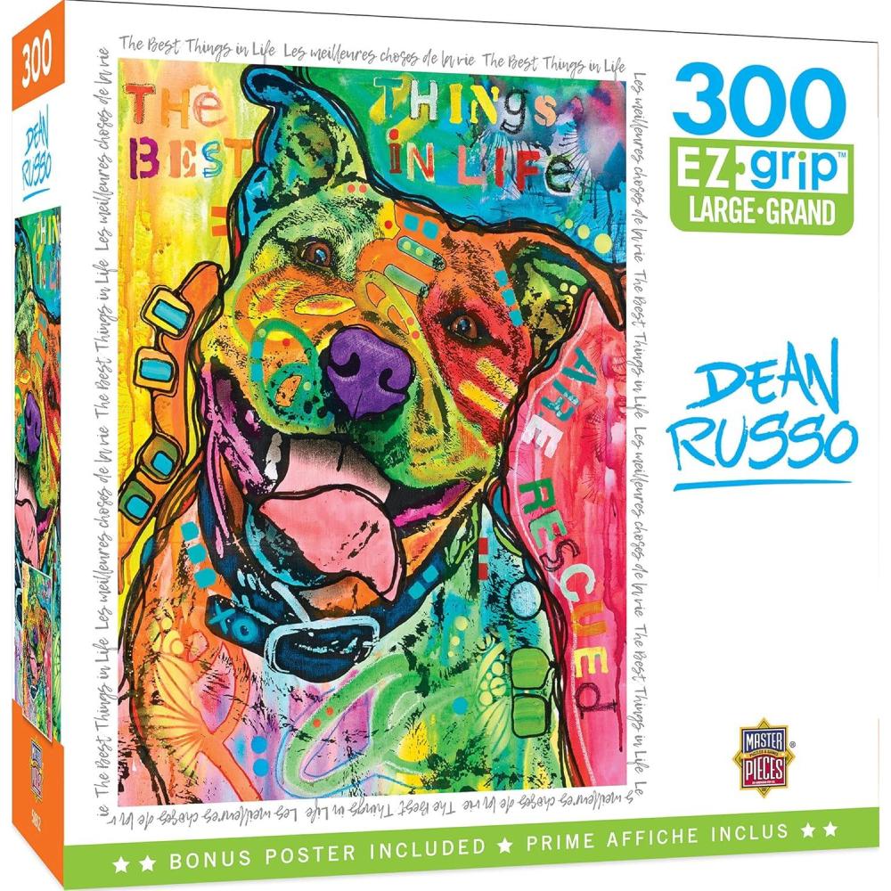 imageMasterPieces 300 Piece EZ Grip Jigsaw Puzzle Partners in Crime 18x24The Best Things in Life