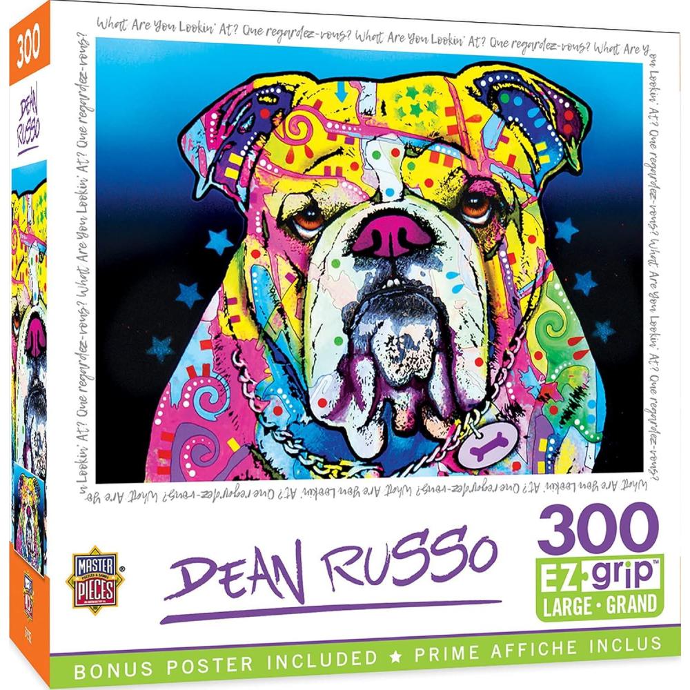 imageMasterPieces 300 Piece EZ Grip Jigsaw Puzzle Partners in Crime 18x24What Are You Lookin at