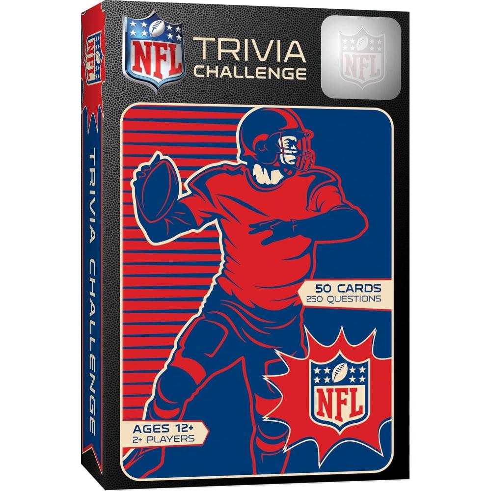 imageMasterPieces Family Game NFL Trivia Challenge Card Game Officially Licensed Game for Kids amp Adults