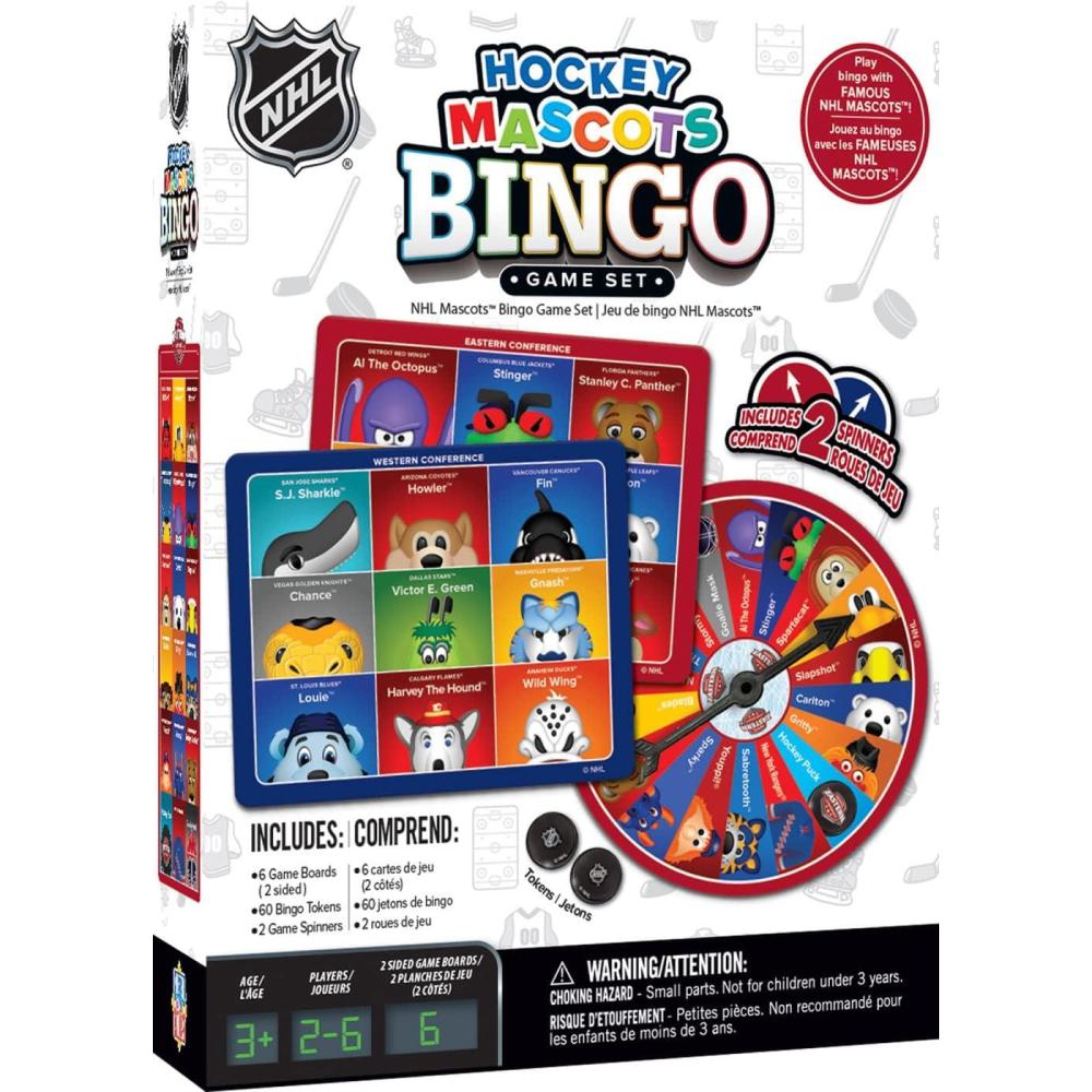 imageMasterPieces Kids Games NHL Mascots Bingo Game