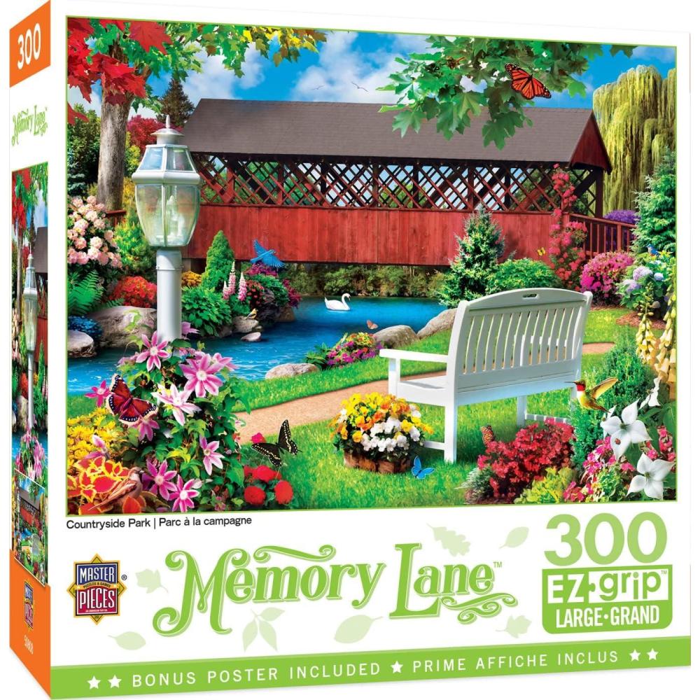 imageMasterpieces 300 Piece EZ Grip Jigsaw Puzzle Country Park 18x24300 Piece