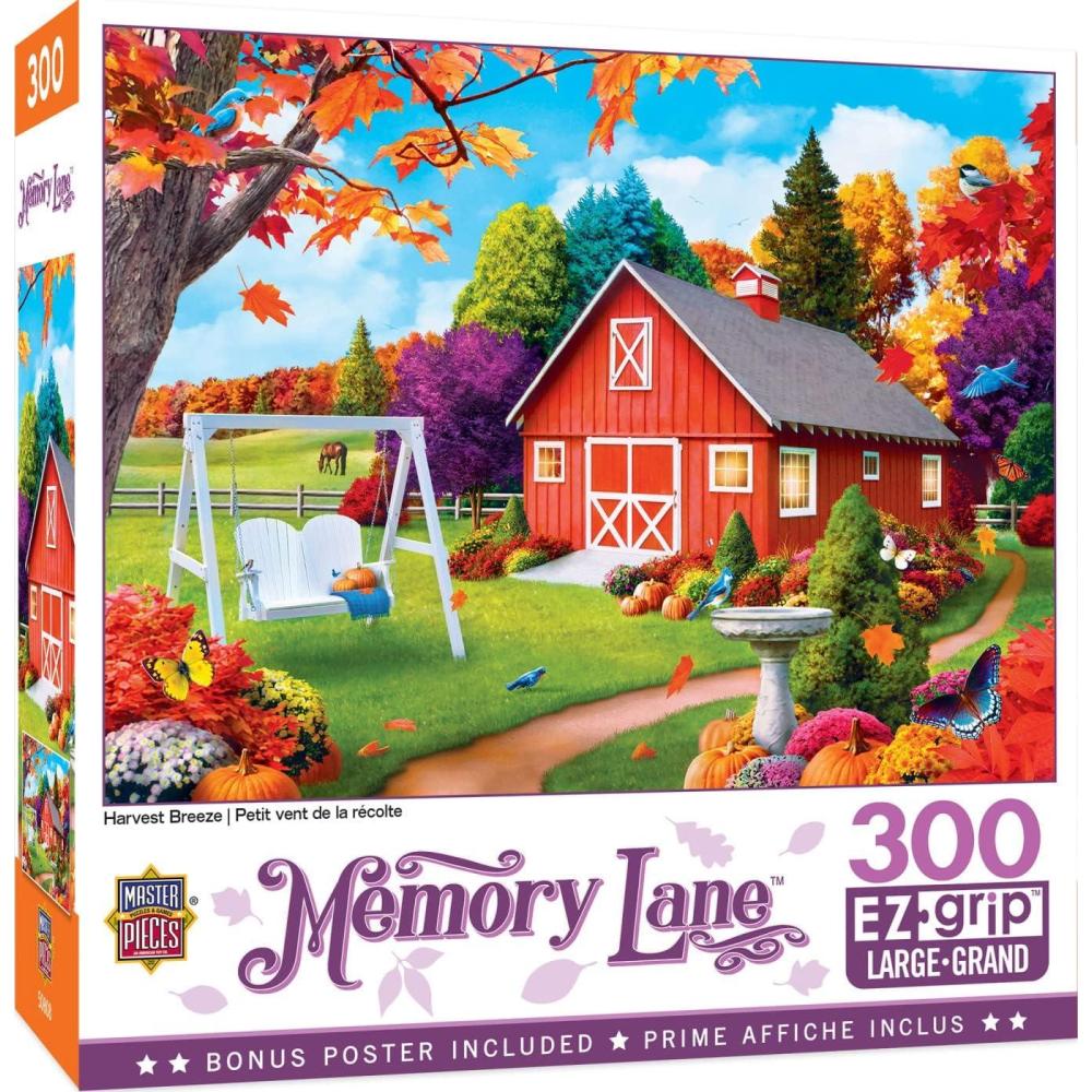 imageMasterpieces 300 Piece EZ Grip Jigsaw Puzzle Harvest Breeze 18x24300 Piece