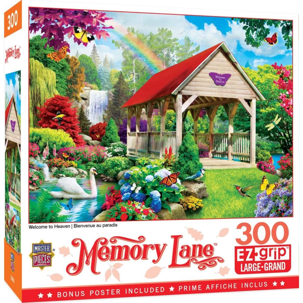 imageMasterpieces 300 Piece EZ Grip Jigsaw Puzzle Welcome to Heaven 18x24300 Piece