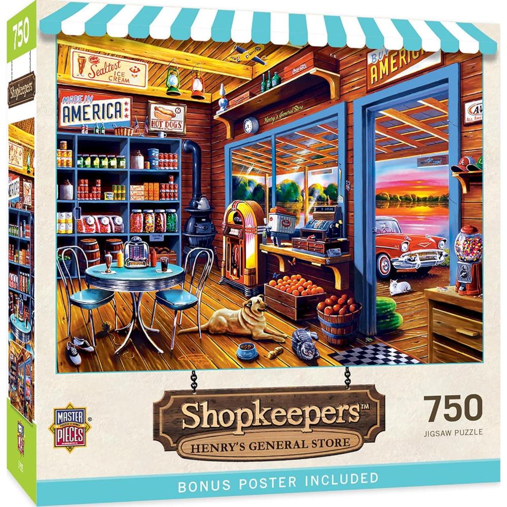 imageMasterpieces 750 Piece Jigsaw Puzzle for Adults and Family Lucys First Pet 18x24Henrys General Store
