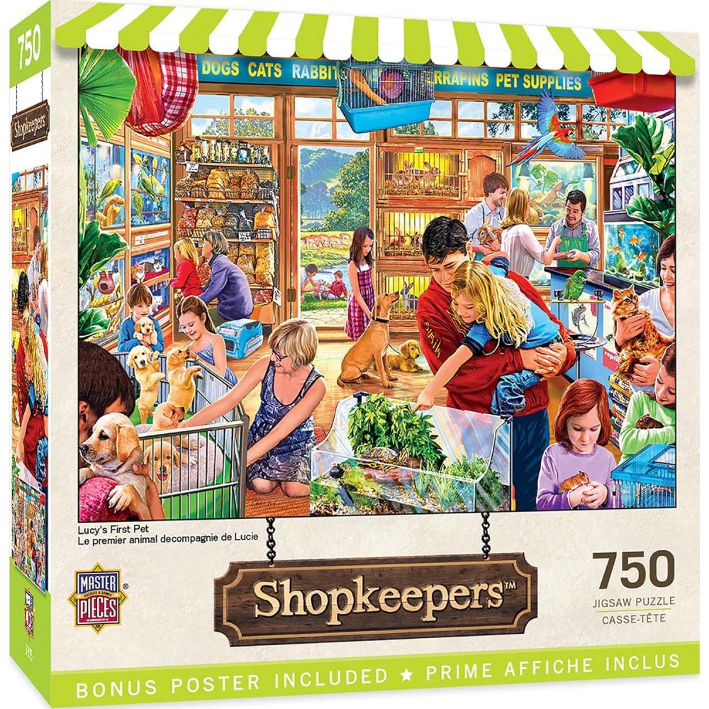 imageMasterpieces 750 Piece Jigsaw Puzzle for Adults and Family  Lucys First Pet  18x24Lucys First Pet