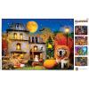 Halloween – Fright Night 500pc Glow in The Dark Puzzle – Jigsaw Puzzle with Vibrant Artwork and Durable Pieces – Fun Family Activity, Brain Challenge, and Educational Entertainment for Kids, Teens(Trick or Treat)
