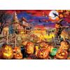 Halloween – Fright Night 500pc Glow in The Dark Puzzle – Jigsaw Puzzle with Vibrant Artwork and Durable Pieces – Fun Family Activity, Brain Challenge, and Educational Entertainment for Kids, Teens(All Hallow’s Eve)