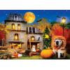 Halloween – Fright Night 500pc Glow in The Dark Puzzle – Jigsaw Puzzle with Vibrant Artwork and Durable Pieces – Fun Family Activity, Brain Challenge, and Educational Entertainment for Kids, Teens(Trick or Treat)