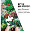MasterPieces – 300 Piece Jigsaw Puzzle, Large EZ Grip Shapes, Barnyard Beauties, Fun for Adults, Seniors, Family, Kids, Non-Glare Finish, 18″x24″(300 Piece)