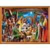MasterPieces 300 Piece EZ Grip Christmas Jigsaw Puzzle – Winter Visitors – 18″x24″(Away in a Manger)