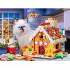 MasterPieces 300 Piece EZ Grip Christmas Jigsaw Puzzle – Winter Visitors – 18″x24″(Christmas Cookies)