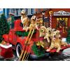 MasterPieces 300 Piece EZ Grip Christmas Jigsaw Puzzle – Winter Visitors – 18″x24″(Guarding the Presents)