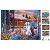 MasterPieces 300 Piece EZ Grip Christmas Jigsaw Puzzle – Winter Visitors – 18″x24″(Winter Visitors)