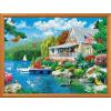 Masterpieces 300 Piece EZ Grip Jigsaw Puzzle – Lakeside Memories – 18″x24″(300 Piece)