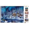 Masterpieces 500 Piece Glitter Christmas Jigsaw Puzzle – Northern Lights – 15″x21″