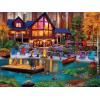Masterpieces 750 Piece Jigsaw Puzzle for Adults and Family – Free to Fly – 18″x24″(Cabin in The Cove)