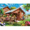 Masterpieces 750 Piece Jigsaw Puzzle for Adults and Family – Free to Fly – 18″x24″(Lazy Days – Flying to Flower Farm)