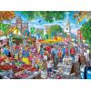 Masterpieces 750 Piece Jigsaw Puzzle for Adults and Family – Market Day Afternoon – 18″x24″(300 Piece)