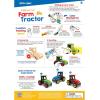 Works of Ahhh… Craft Set – Farm Tractor Premium Wood Paint Kit