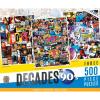 3-Pack 500pc Puzzles – The 80’s – Jigsaw Puzzle with Vibrant Artwork and Durable Pieces – Fun Family Activity, Brain Challenge, and Educational Entertainment for Kids, Teens, and Adults(The 90’s)