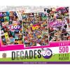 3-Pack 500pc Puzzles – The 80’s – Jigsaw Puzzle with Vibrant Artwork and Durable Pieces – Fun Family Activity, Brain Challenge, and Educational Entertainment for Kids, Teens, and Adults(The 80’s)