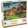 MasterPieces – 300 Piece Jigsaw Puzzle, Large EZ Grip Shapes, Barnyard Beauties, Fun for Adults, Seniors, Family, Kids, Non-Glare Finish, 18″x24″(500 Piece)