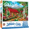 MasterPieces – 300 Piece Jigsaw Puzzle, Large EZ Grip Shapes, Mountain Hideaway, Fun for Adults, Seniors, Family, Kids, Non-Glare Finish, 18″x24″(300 Piece)