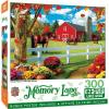 MasterPieces – 300 Piece Jigsaw Puzzle, Large EZ Grip Shapes, Rolling Pastures, Fun for Adults, Seniors, Family, Kids, Non-Glare Finish, 18″x24″(300 Piece)
