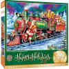 MasterPieces 300 Piece EZ Grip Christmas Jigsaw Puzzle – Winter Visitors – 18″x24″(North Pole Delivery)