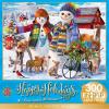 MasterPieces 300 Piece EZ Grip Christmas Jigsaw Puzzle – Winter Visitors – 18″x24″(Snow Family McDonald Holiday)