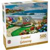 MasterPieces 300 Piece EZ Grip Jigsaw Puzzle – Coastal Getaway Beach Scene – Large Piece Puzzles for Seniors, Adults, and Family – Eco-Friendly, Non-Glare Finish, Relaxing 18″ x 24″ Puzzle(500 Piece)